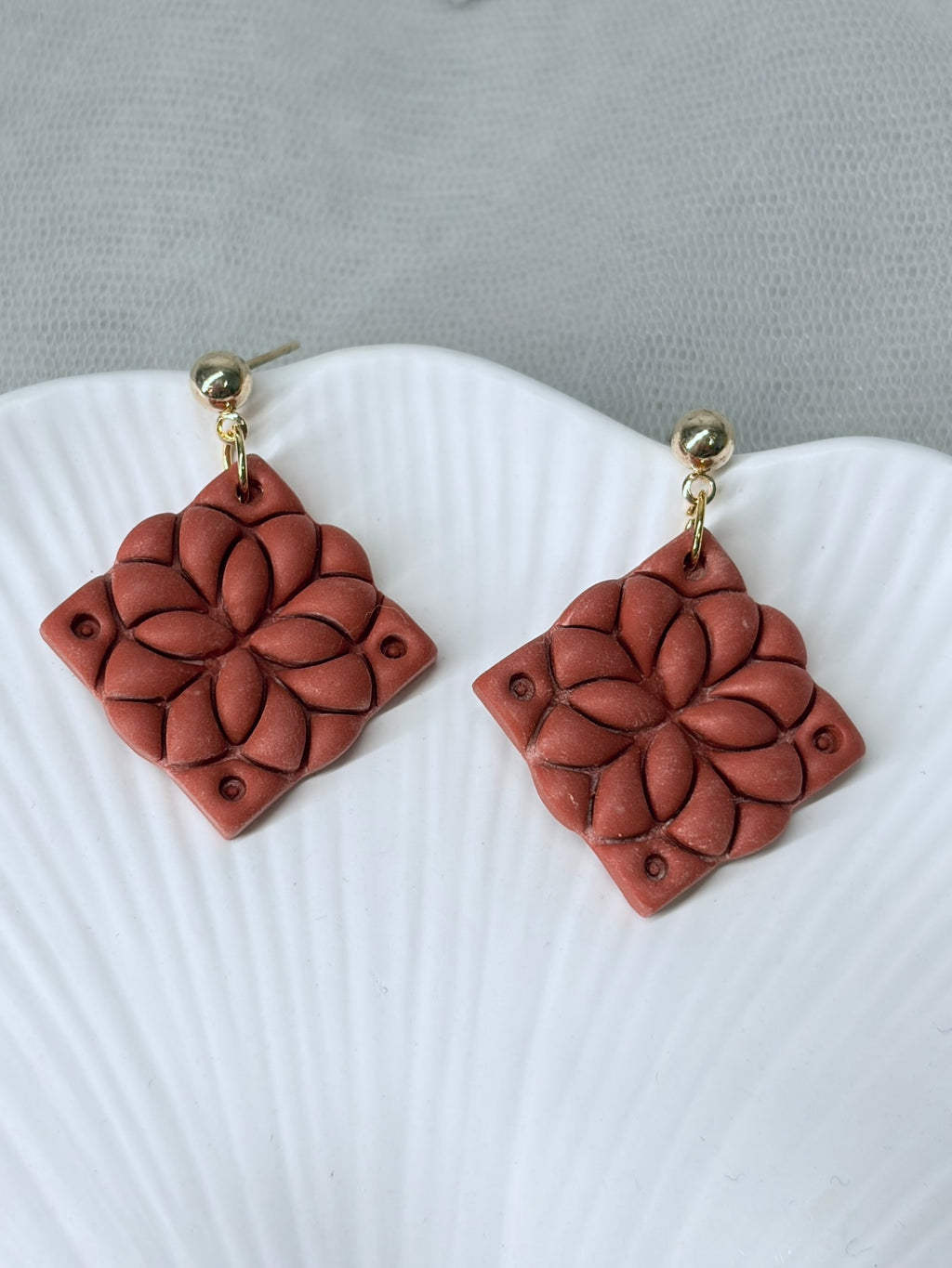 Polymer Clay Ohrringe