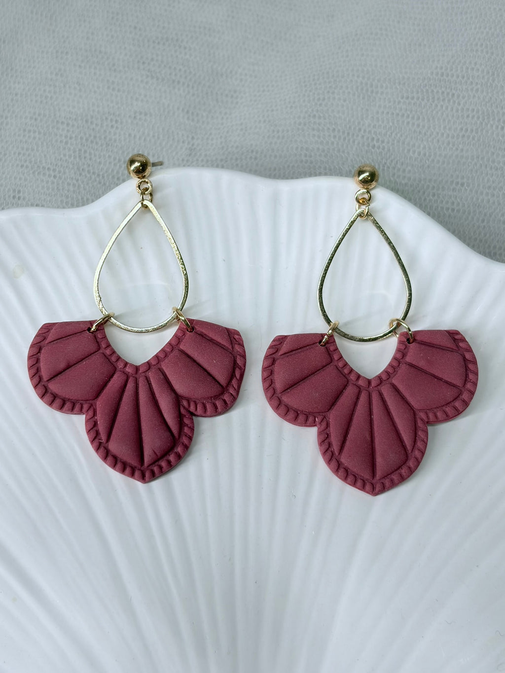 Polymer Clay Ohrringe